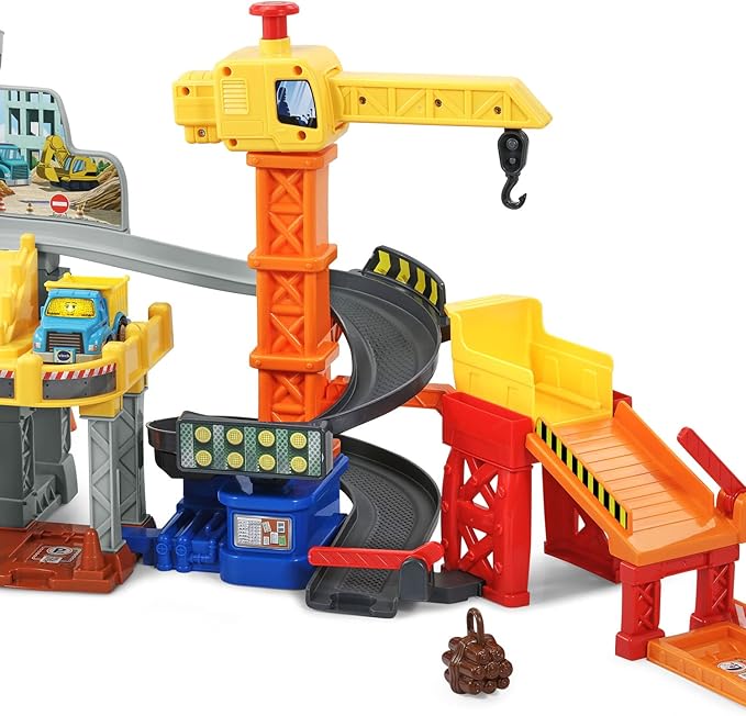 VTech Go! Go! Smart Wheels Speedy Spiral Construction Tower Track Set (Frustration Free Packaging)