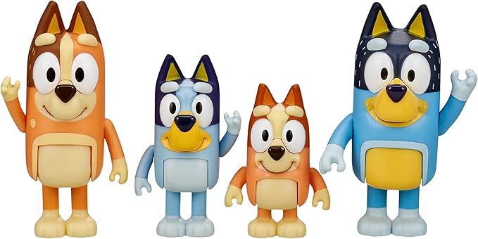 Bluey Mega Bundle Family Home & BBQ Playset – Amazon Exclusive, 4 Figures (Bluey, Bingo, Bandit, Chilli), 13+ Removable Furniture Pieces, Outdoor Patio, Accessories, Imaginative Playset for Kids 3+