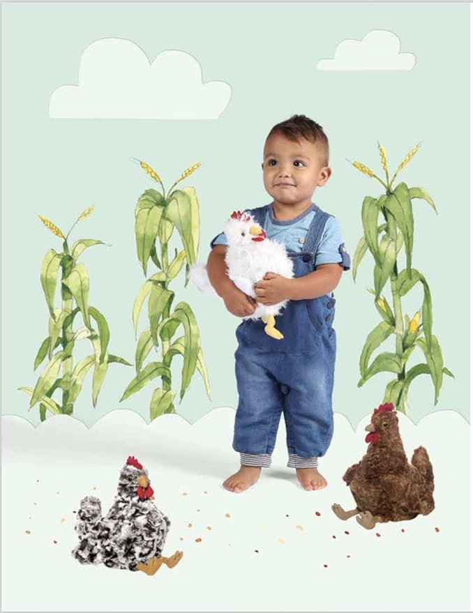 Manhattan Toy Henley Chicken Stuffed Animal, 9"