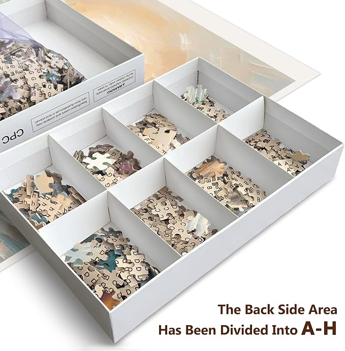 Christian Puzzles for Adults 1000 Pieces - Jesus Walking on Water - Wooden Religious Jesus Puzzles Christian Gifts for Women Men Kids