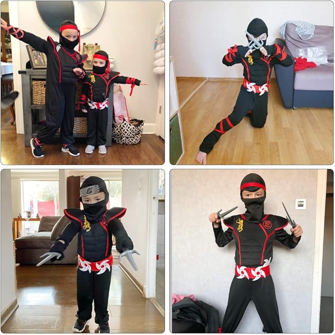 Halloween Ninja Costume for Boys Kids