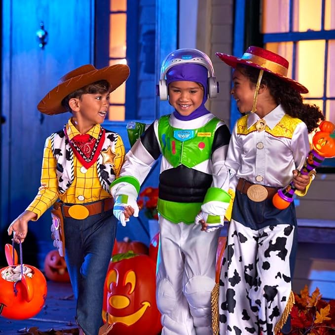 Disney Store Boy's Dress Up Costumes for Play (Woody from Toy Story) - Premium Costumes for Kids, Cosplay for Children - Size 5/6