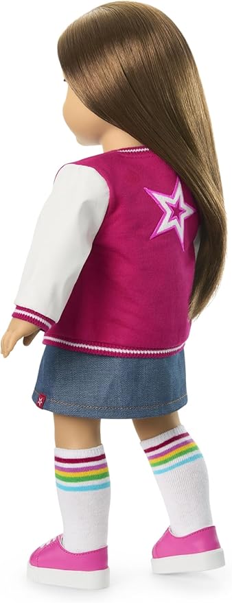 American Girl, Truly Me 18-inch Doll #107 with Brown Eyes, Straight Brown Hair, Light-to-Medium Skin, for Ages 6+