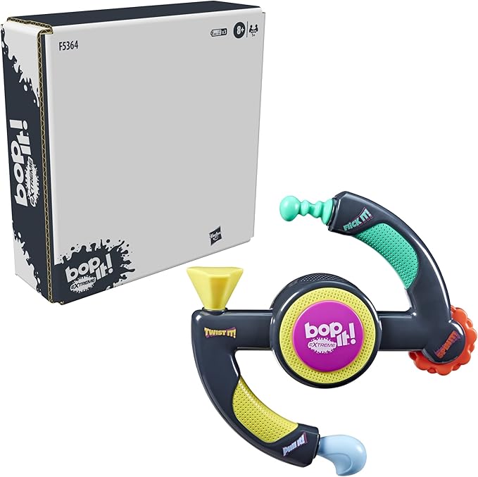 Hasbro Gaming Bop It Extreme Electronic Game for 1 or More Players, Fun Party Interactive Game for Kids Ages 8+, 4 Modes Including One-On-One Mode (Amazon Exclusive)