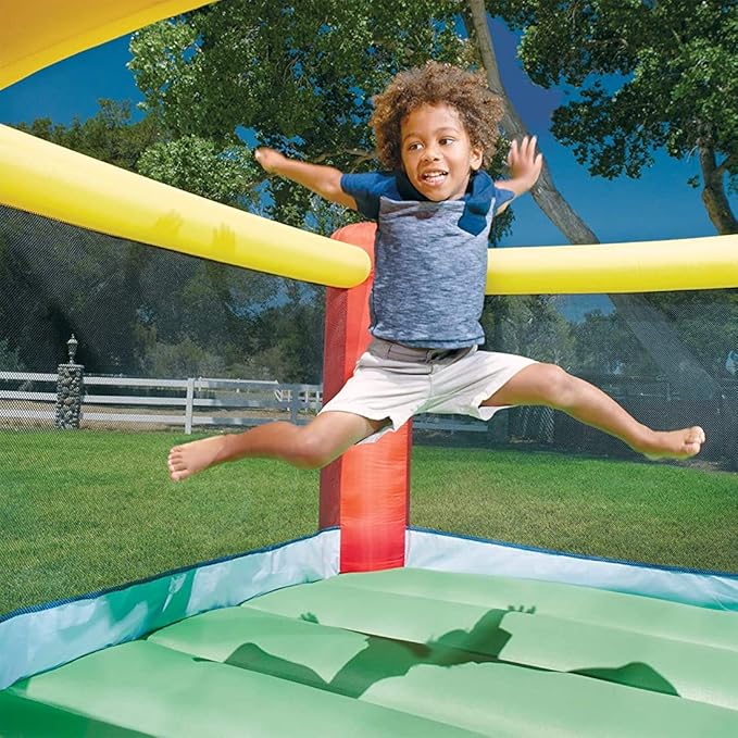 Little Tikes Jr. Jump 'n Slide Bouncer, Multicolor