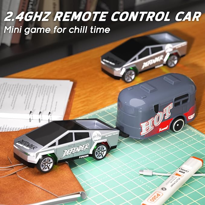RC Car 1:64 Remote Control Car Model Remote Control Car with 2.4GHz Three-Speed Control Mode