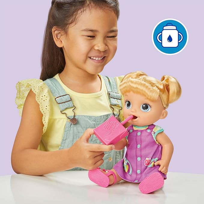 Baby Alive Time for School Baby Doll Set, 12 Inch, Back to School Toys for Girls & Boys, Blonde Hair, Preschool Gifts for Kids, Ages 3+ (Amazon Exclusive)