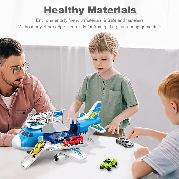 Airplane Toy, Airplane Toys for 3 Years Old, Toy Airplane for Boys Age 4-7, Airplane Toys for Toddlers, Toys for 2 3 4 5 Years Old, Aeroplane Toy, Plane Toy for Birthday