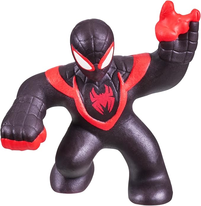 Heroes of Goo Jit Zu Marvel Mega Mini 6 Pack - Squishy, Stretchy, Gooey Mini Heroes - Ironman, Spider-Man, Captain America, Miles Morales, Hulk and Black Panther