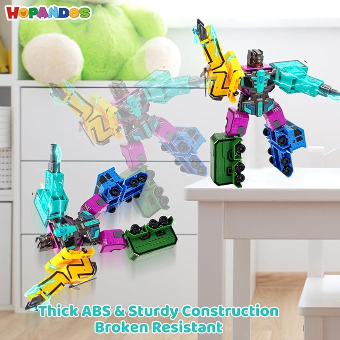 Number Robot Blocks Toys for Kids, Number Bots Transformers Preschool Alphabet Learning Toys, 10Pcs Toddlers Education Math Autism STEM Toys for Ages 3-5, Classroom Rewards Christmas Birthday Gifts