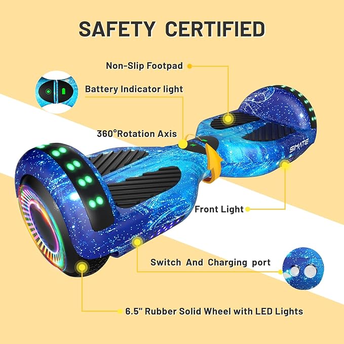 Scooter, Bluetooth & Corlorful LED Lights, Gifts for Kids & Adults & Girls & Boys, for All Ages