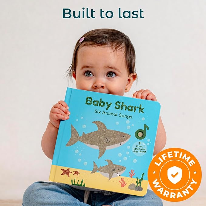 Cali's Books Nursery Rhymes Musical Book. Press, Listen and Sing Along! Best Interactive Sound Book for Toddlers 1-3. Award Winner Toy (Baby Shark Nursery Rhymes)