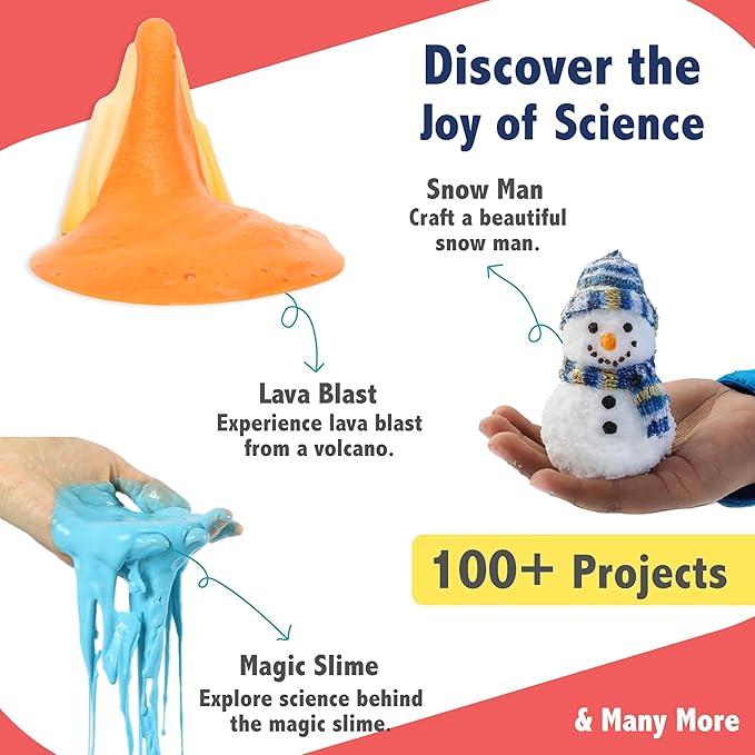 Butterfly Edufields 200+ Jumbo STEM Projects Kit for Kids Age 12-14 | Engineering & Science Experiments for 8-12 Year Olds | Electronics Circuits | Best Birthday Gift for Kids Age 12-14