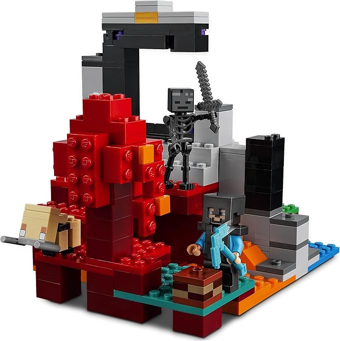 Lego Minecraft Devastated Portal 21172