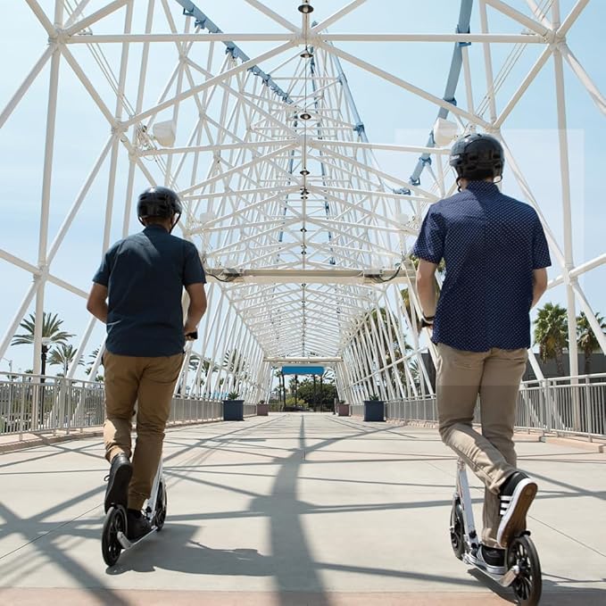 Razor A6 Kick Scooter for Kids Ages 8+ - Extra-Tall Handlebars & Longer Deck, 10" Urethane Wheels, Anti-Rattle Technology, for Riders Up to 220 lbs