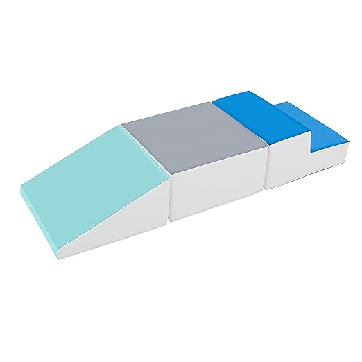 ECR4Kids SoftZone Junior Little Me Climb Crawl and Slide, Beginner Playset, Contemporary, 3-Piece