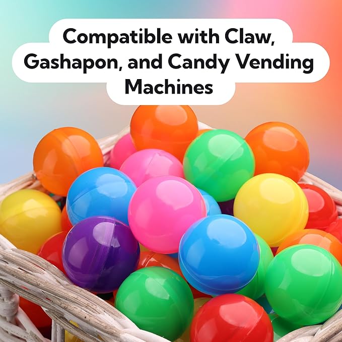 Vending Machine Capsules - 3" GREEN Empty Plastic Capsules - 14 Pcs Toy Capsule - Green Round Large Easter Eggs - Bath Bombs Molds - Party Favors DIY Craft Supplies