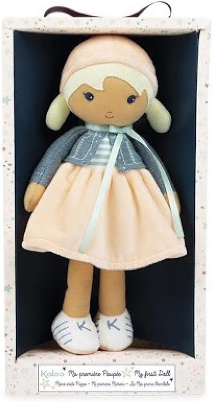 Kaloo Tendresse My First Fabric Doll Chloe K 12.5” - Machine Washable - Ages 0+ - K963660