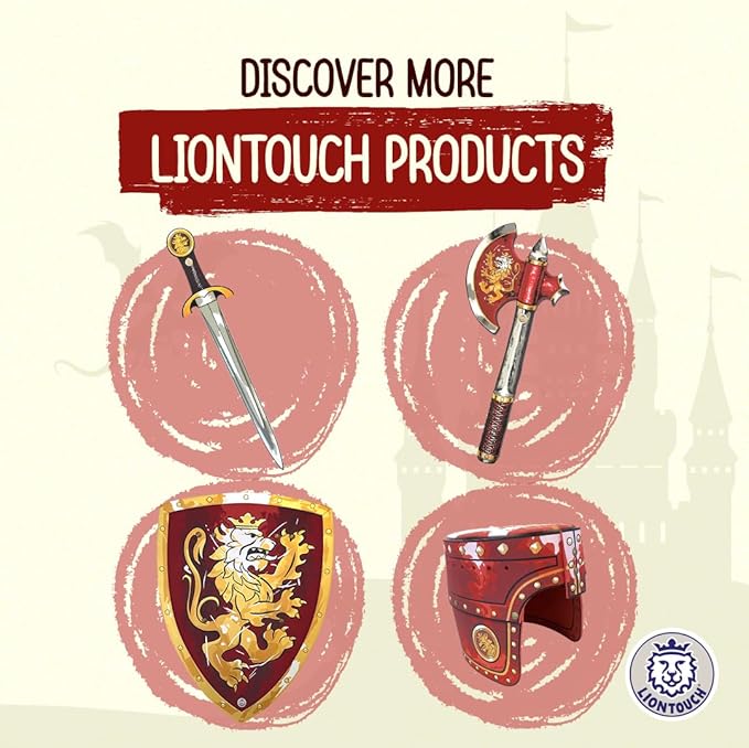 Liontouch Medieval Noble Knight Satin Toy Cape for Kids | Part of A Kid's Costume Line