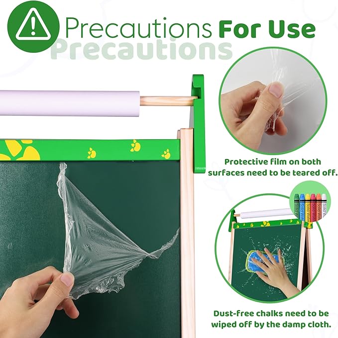 Joyooss Kids Art Easel, Double Sided with 98+ Accessories, Magnetic & Dry Erase Board for Ages 4-8