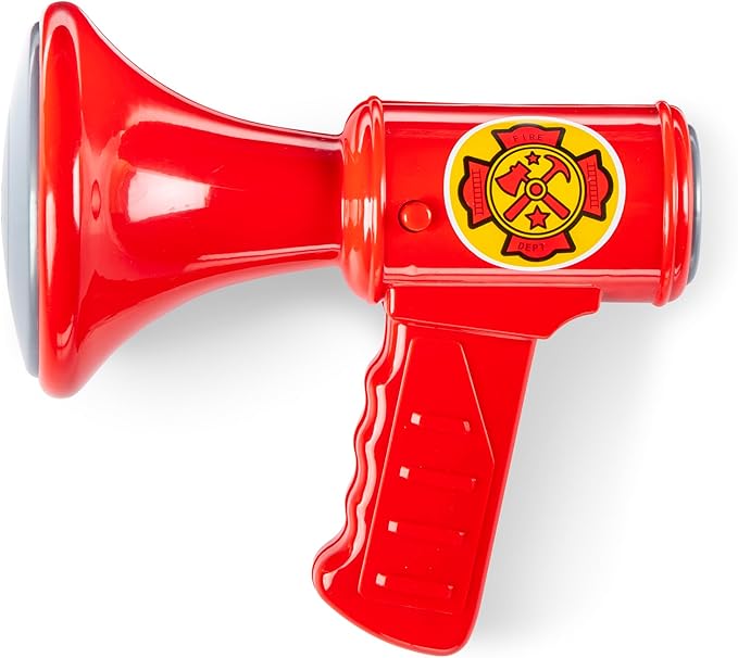 Melissa & Doug Fire Chief Role Play Costume Dress-Up Set, Pretend Play Firefighter Outfit with Realistic Accessories for Kids and Toddlers Ages 3+