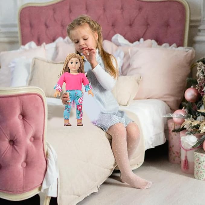 10 Sets of 18 Inch American Doll Clothes, Including 10 of Doll Clothing Dress Outfits for Gift Dolls, Birthday Gifts for Kids