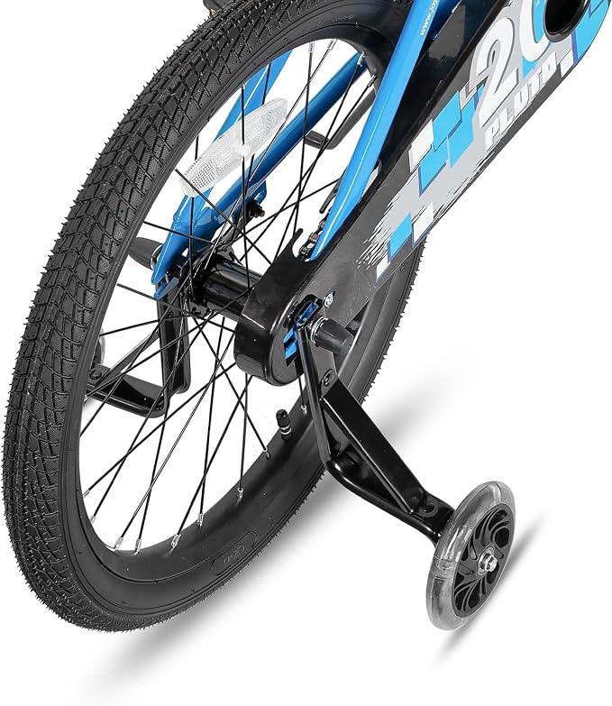 JOYSTAR Pluto 12 14 16 18 20 Inch Kids Bike with Light Up Training Wheels, Kids' Bicycle for Boys Girls Age 3-12 Years, Children Bikes, Multiple Colors