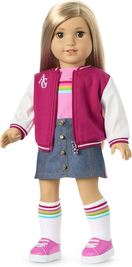American Girl, Truly Me 18-inch Doll #131 with Brown Eyes, Straight Blonde Hair, Light-to-Medium Skin, for Ages 6+