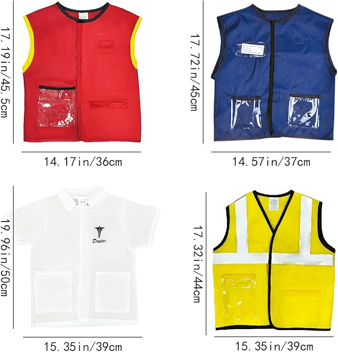 Dress Up Trunk for Kids, Pretend Dress Up Collection with Accessories, Halloween Dressup for Role Play
