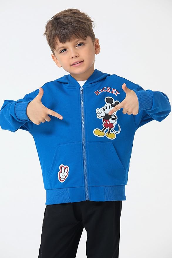 Disney Frozen Stitch Princess Minnie Mickey Spiderman Girls/Boys Zip Up Hoodie Fall Zipper Sweatshirt Jacket Toddler-Big Kid