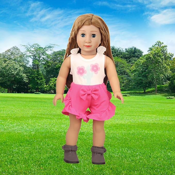 10 Sets of 18 Inch American Doll Clothes, Including 10 of Doll Clothing Dress Outfits for Gift Dolls, Birthday Gifts for Kids