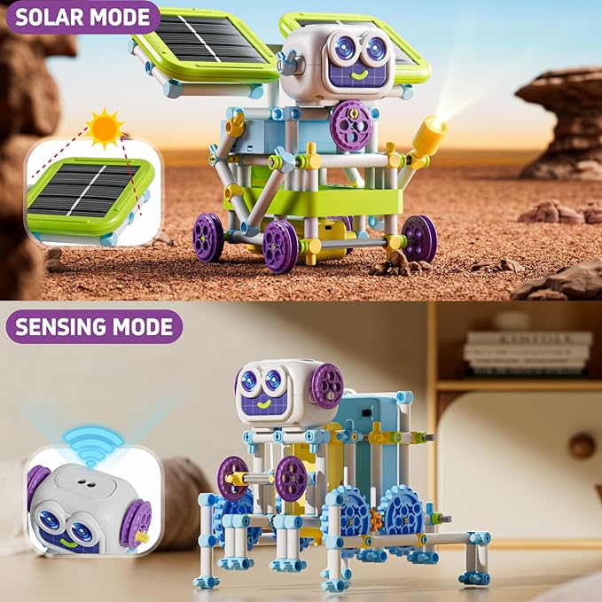 STEM Toys, SMILESSKIDDO 434 PCS Building Blocks, 36+ Robot Models Learning & Education Science Kit Toys, 5 6 7 8 9 10 11 12 Year Old Boy and Girl Gift