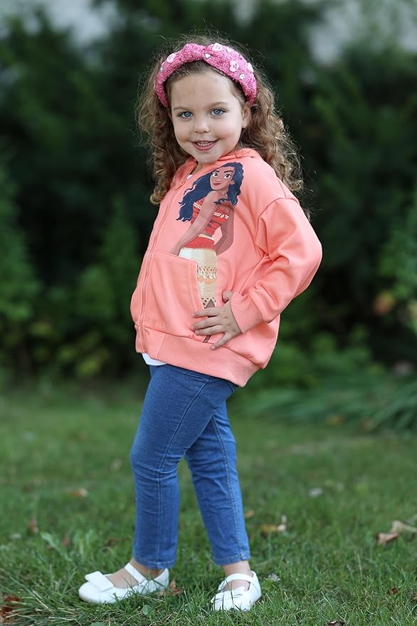 Disney Frozen Stitch Princess Minnie Mickey Spiderman Girls/Boys Zip Up Hoodie Fall Zipper Sweatshirt Jacket Toddler-Big Kid