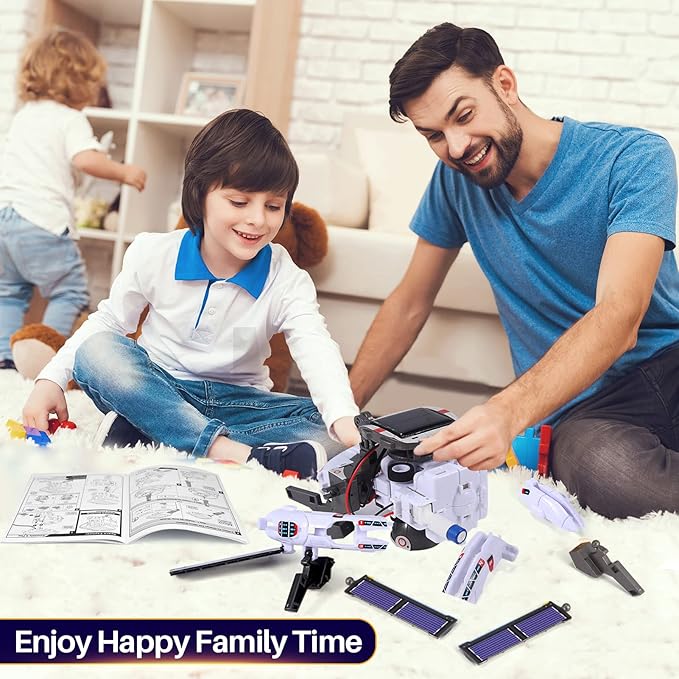 STEM Projects for Kids Age 8-14, Train Sets Construct Kits for Kids Age 9-16, 8-in-2 Building Blocks Robots Toys Gifts for Boys, 766Pcs Building Sets for Teenage Ages 10 11 12 13 14 15.