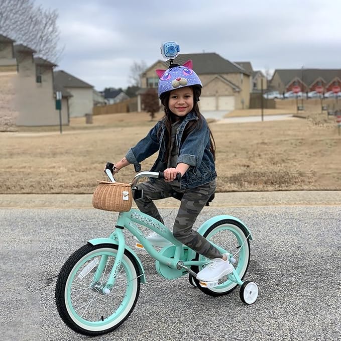 JOYSTAR 12 14 16 Inch Kids Cruiser Bike for Ages 2-7 Years Old Girls & Boys, Children's Bicycle with Training Wheels, Coaster Brake, Fenders & Adjustable Seat