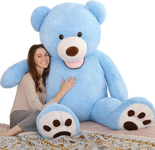 MorisMos Giant Teddy Bear Plush 5 Feet, Large Big Teddy Bears Stuffed Animals for Girlfriend Boyfriend, 5 Foot Huge Bear Gifts Baby Shower, Birthday