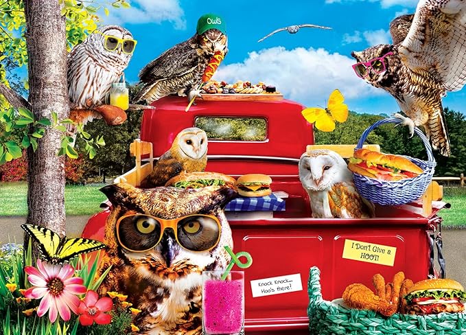 MasterPieces - 1000 Piece Jigsaw Puzzle, Tailgate at the Park, Funny Animals, Activity for Adults, Family, Kids, Matte Finish, 19.25" x 26.75"