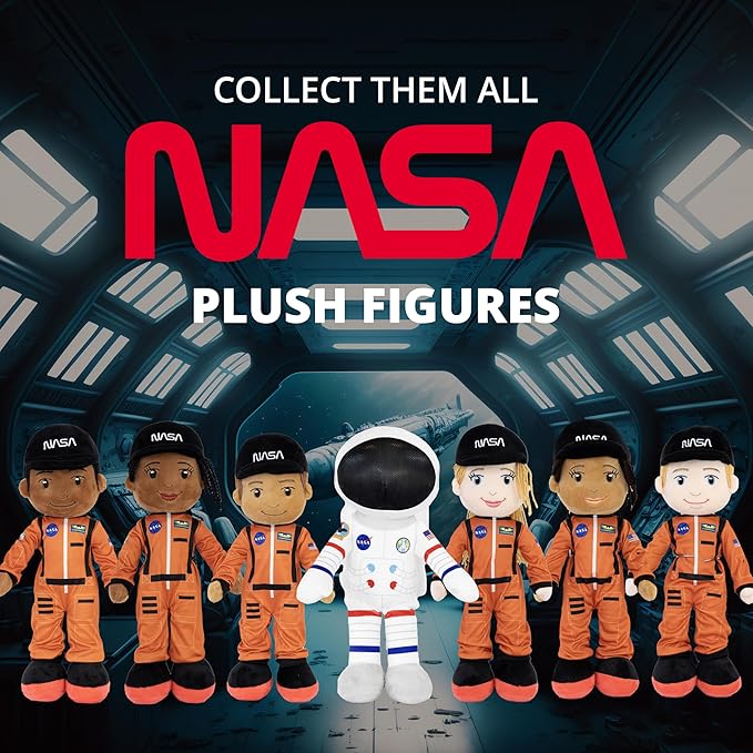 Playtime by Eimmie - 14' Ollie NASA Soft Baby Doll - Astronaut Plush Washable Doll for 2 Year Old Girls & Boys, Toddler & Infants