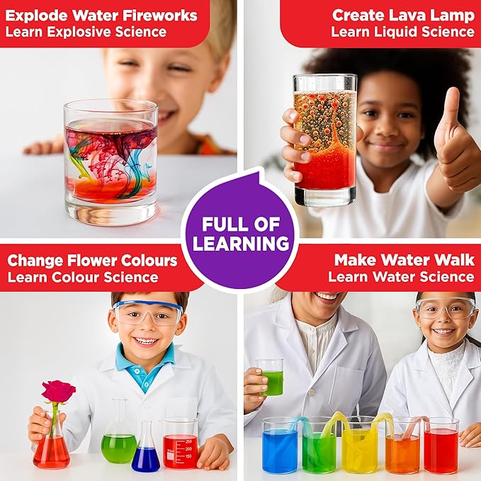 Doctor Jupiter My First Science Kit for Kids Ages 4-5-6-7-8| Birthday Gift Ideas for 4-8-12 Year Old Boys & Girls| Toy Stem Kit with 100+ Experiments| Learning & Educational, Preschool Activities