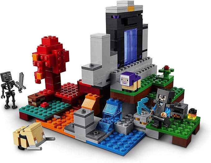 Lego Minecraft Devastated Portal 21172