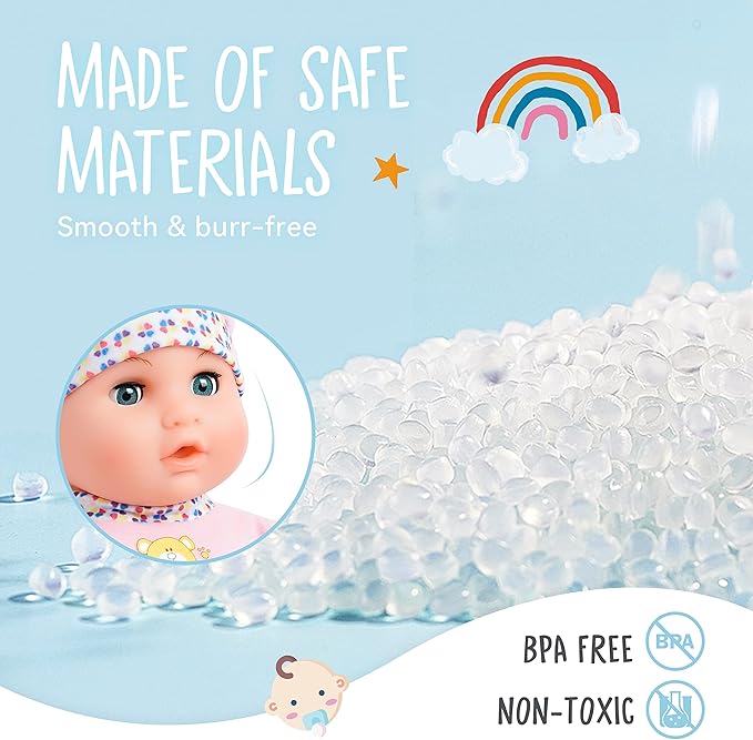 SMILESSKIDDO Interactive Baby Doll Pink - 16 Inch Crying Talking Feeding Dolls with Different Sounds and Accessories, Pretend Play Preschool Toys for 2 3 4 5+ Year Old Girls Boys Gift