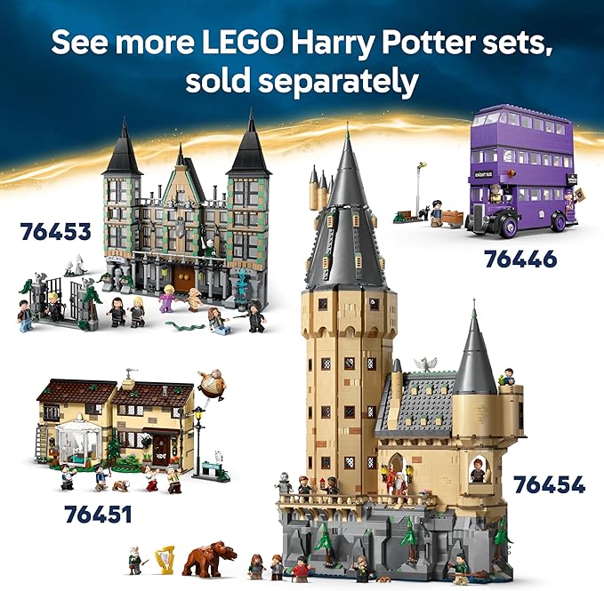 LEGO Harry Potter Quality Quidditch Supplies & Ice Cream Parlour - Kids Toy - Diagon Alley Building Set for Boys and Girls 8+ - Harry Potter Collectible - Gift Idea for Birthdays - 76452