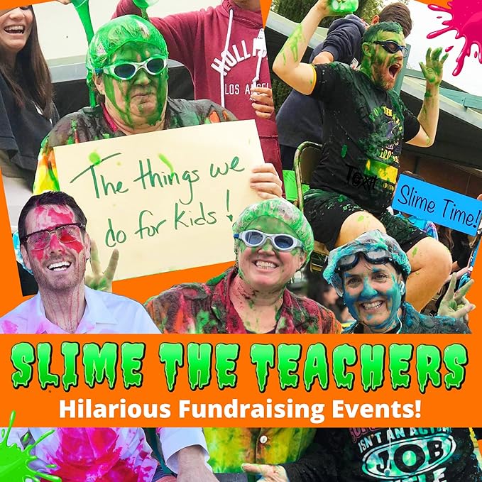 PARTY GOAT Bulk Instant Slime Powder. Mix with Water to Make 40 Gallons. Large Multicolor Kit for Slime Blaster Guns, Color Run or Color War