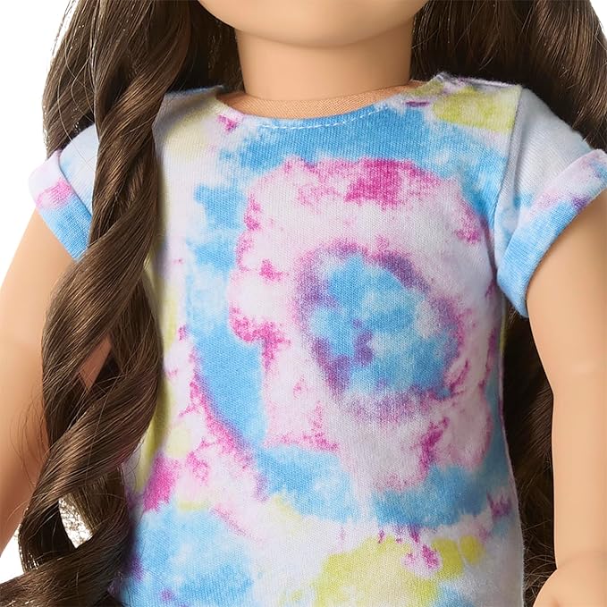 American Girl Truly Me 18-inch Doll #126 with Blue Eyes, Wavy Brown Hair, Light Skin w/Warm Olive Undertones, for Ages 6+