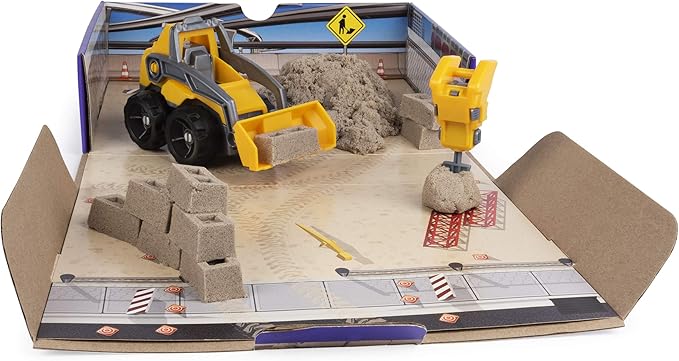 Kinetic Sand, Dig & Demolish Playset with 1lb Play Sand & Toy Truck, Sensory Toys for Kids Ages 3 and up