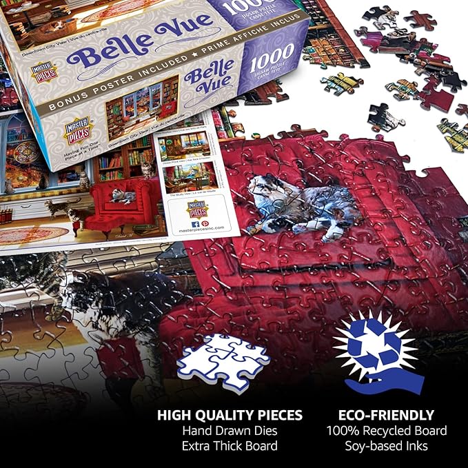 MasterPieces 60 Piece Glow in The Dark Jigsaw Puzzle for Kids - Solar System - 16.5"x12.75"