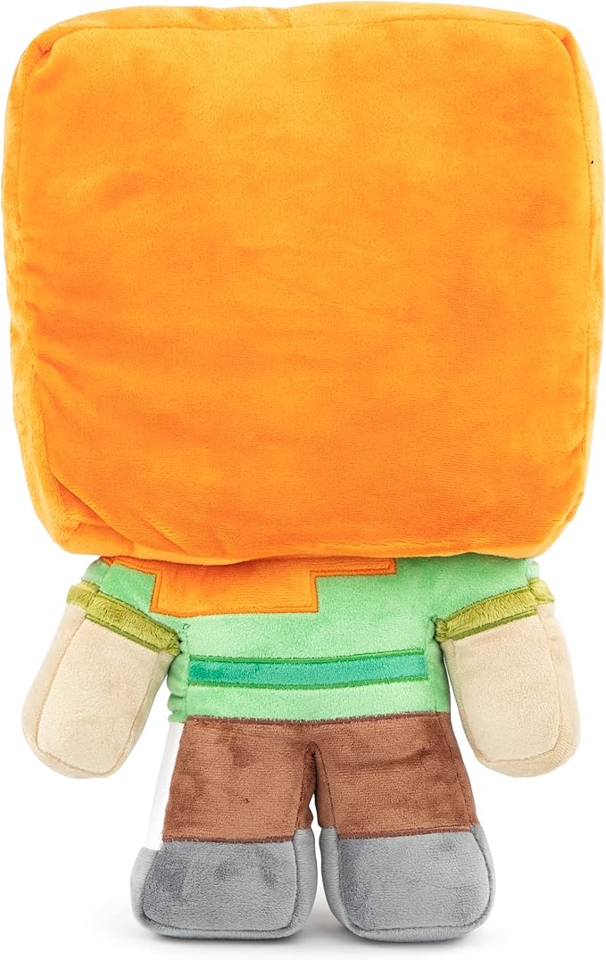 Jay Franco Mojang Minecraft Plush Stuffed Alex Pillow Buddy - Kids Super Soft Polyester Microfiber, 16 inch (Official Product)