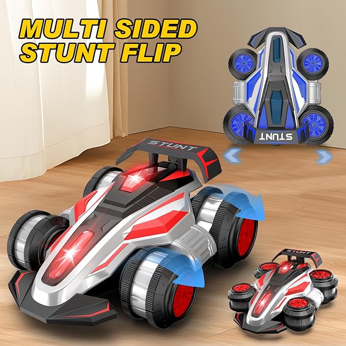 Remote Controlled Drift Stunt Car, Light and Music RC Cars, 360 ° Rotation Suspended Car, 2.4G,4WD Remote Control Cars, Birthday Gift for Boys and Girls Aged 5-12