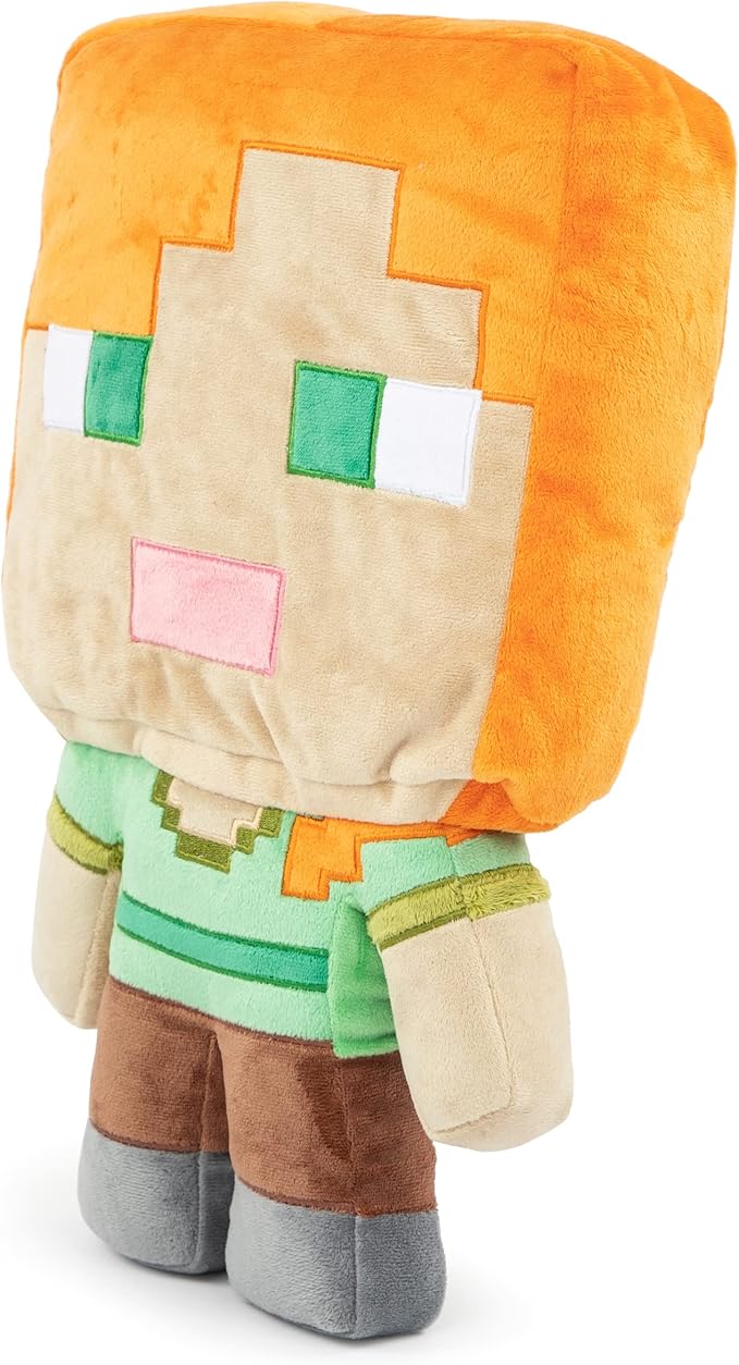 Jay Franco Mojang Minecraft Plush Stuffed Alex Pillow Buddy - Kids Super Soft Polyester Microfiber, 16 inch (Official Product)
