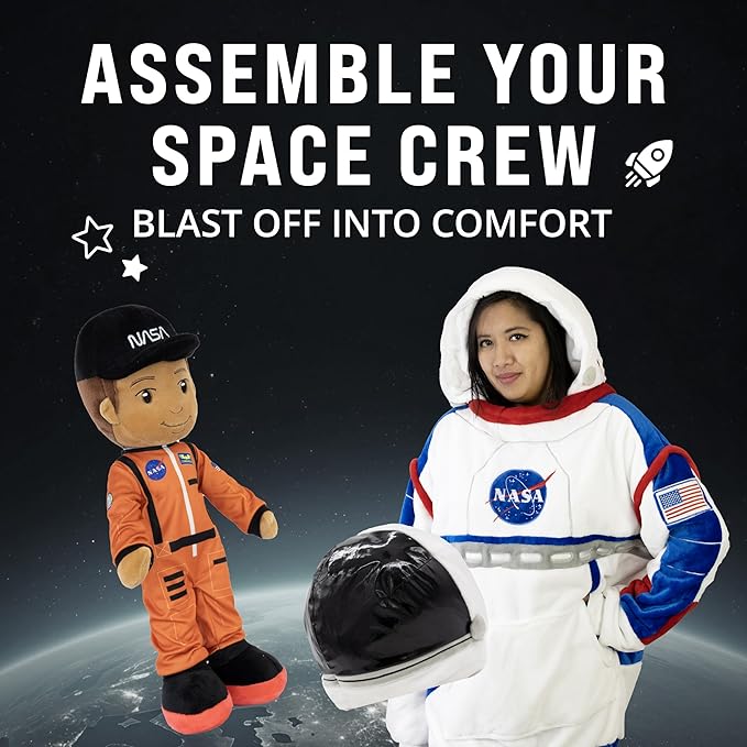 Playtime by Eimmie - 14' Ollie NASA Soft Baby Doll - Astronaut Plush Washable Doll for 2 Year Old Girls & Boys, Toddler & Infants